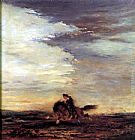 Gustave Moreau Wall Art - The Scottish Horseman
